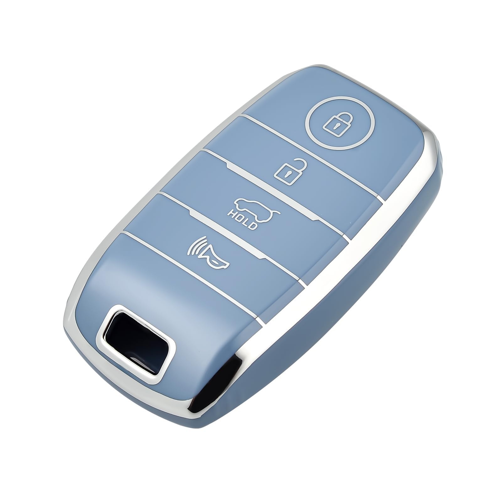for Kia, Key Fob Case Cover Holder for Kia Soul Optima Forte Sportage Sorento NIRO Rio Accessories Car Key Remote Case Shell Protector.