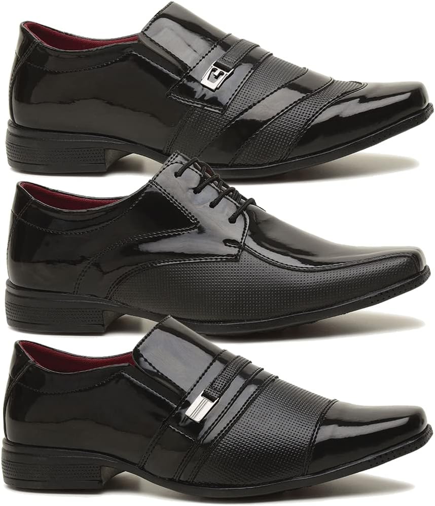 KIT 3 PARES SAPATO SOCIAL MASCULINO OXFORD ESTILO ITALIANO em promoção! Veja a oferta e mais achadinhos de Sapatos Hoje é o melhor dia para comprar KIT 3 PARES SAPATO SOCIAL MASCULINO OXFORD ESTILO ITALIANO com aquele preço maroto! Promoção! Aproveite a oferta!