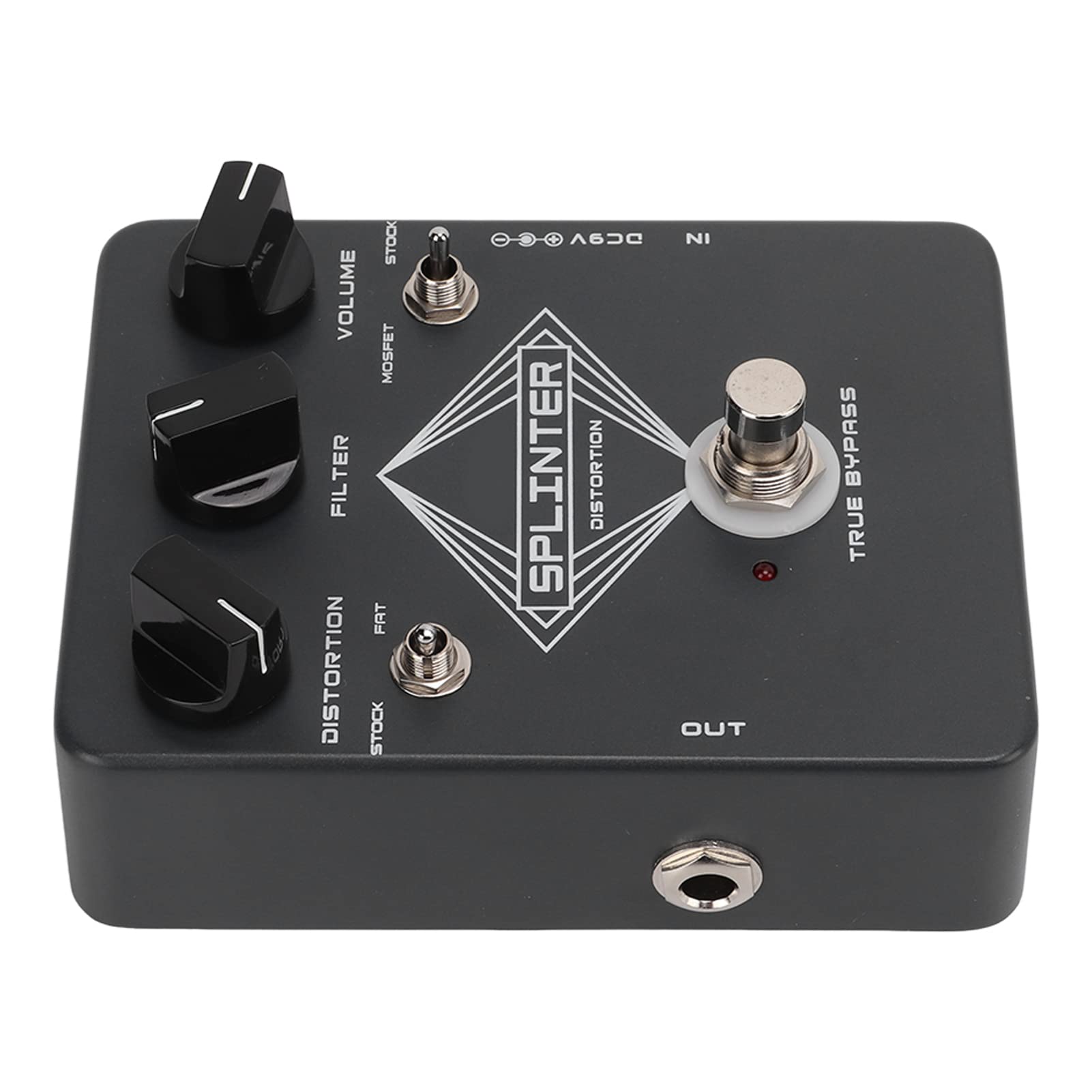 Pedal de Guitarra eléctrica con Efecto de distorsión, Filtro, Volumen 3, Ajuste, True Bypass, 20 mA, Metal