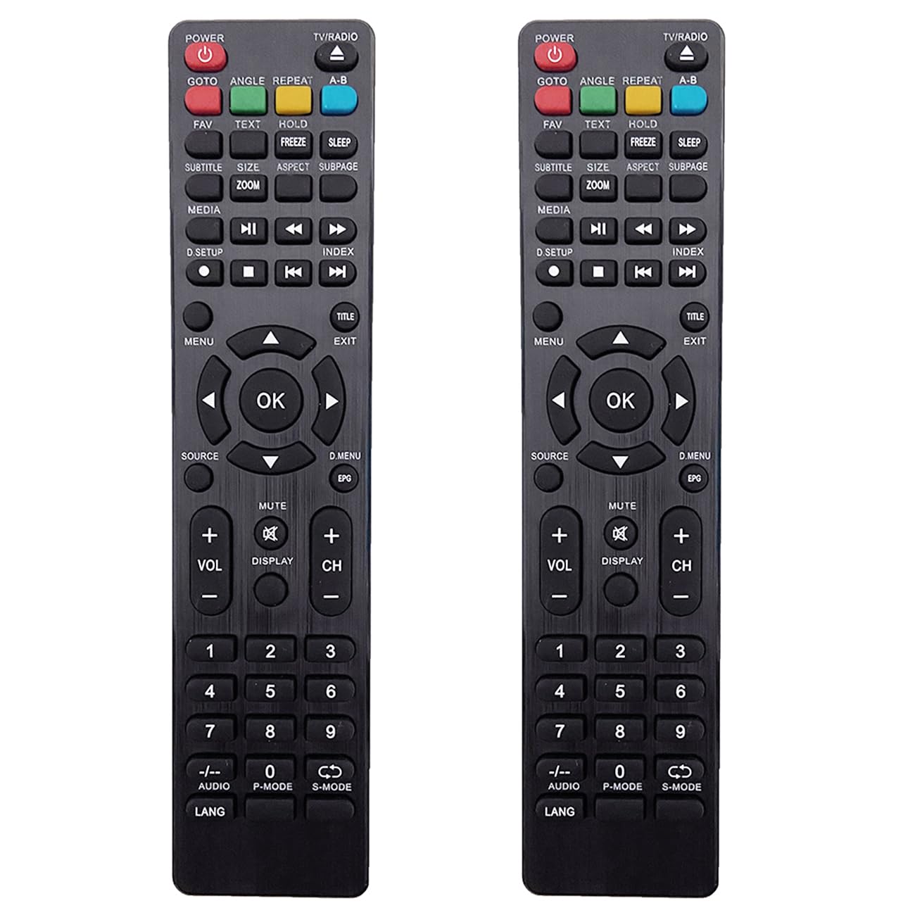 2Pack ATV50UHD Replacement Remote for Bauhn Linsar TV TV40FTHED ATV-50UHD ATV-55UHDC-0717 ATV-40FTHED TV50UHD ATV-55UHDC-0717 ATV-55FHDED ATV50UHD-1120 ATV50UHD-1218 ATV50UHD-0719 ATV60UHD-0918