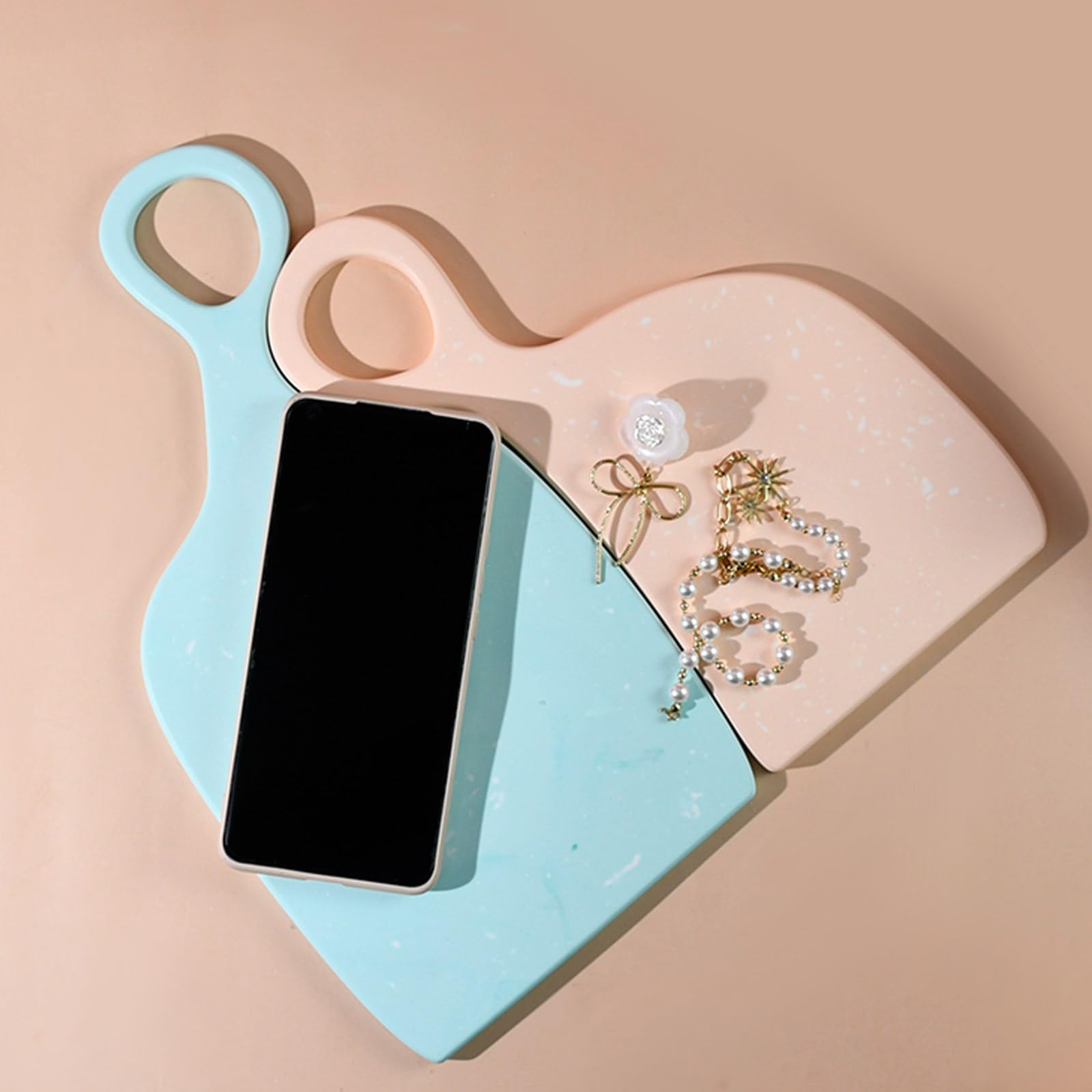 Stampo in silicone fatto a mano in resina epossidica per vassoio da portata per gioielli piastra di stoccaggio stampo per San Valentino decorazione domestica