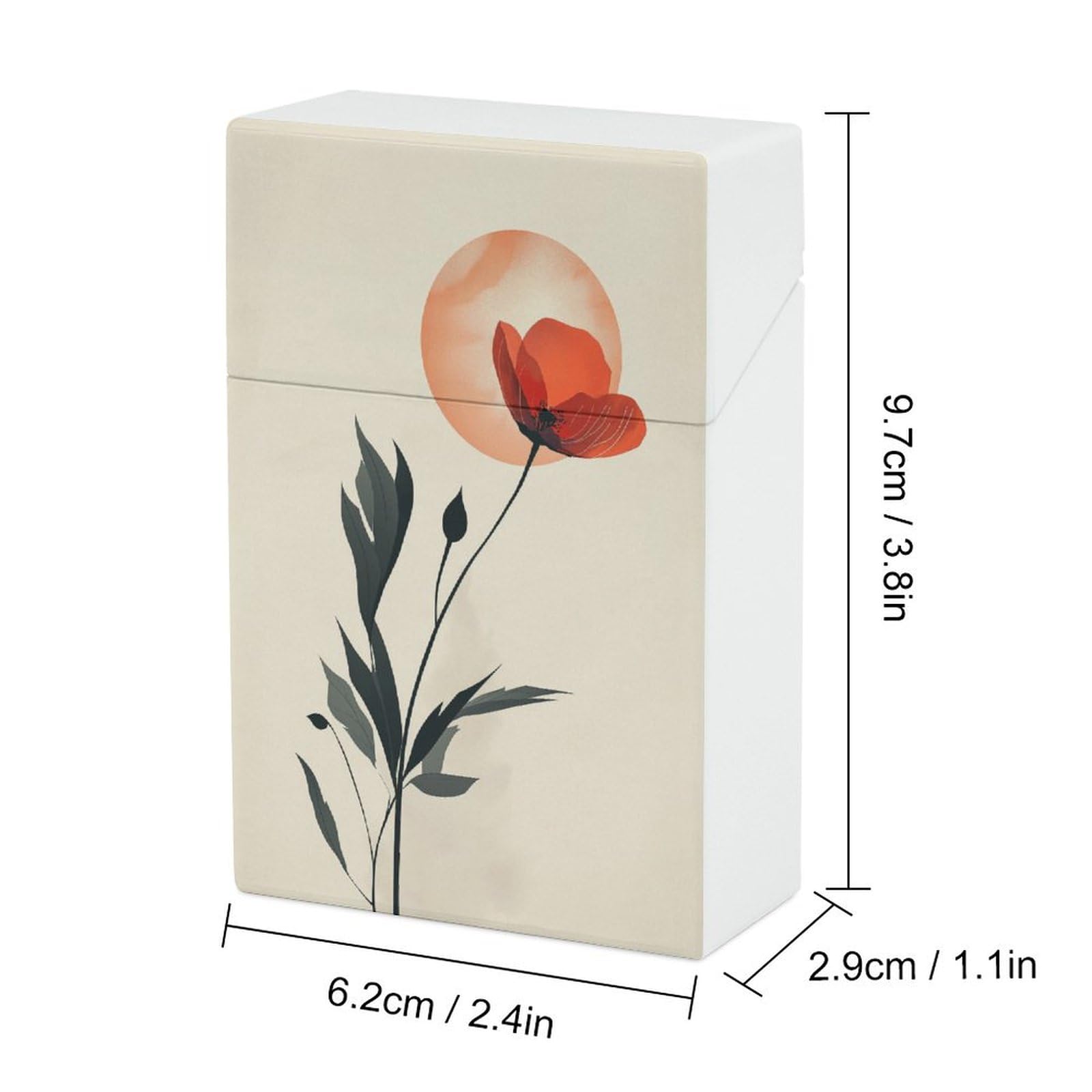 Amazon.com: A Flower in Bloom Cigarette Case Simplicity and Elegance  Plastic Cigarette Pocket Holder Flip Open Cigarette Protective Cover  Storage Box : Health & Household