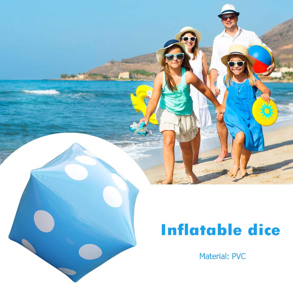 Dado Gonfiabile Gigante Per Giochi Di Società - 40 Cm, Color Rosso - Giocattolo In PVC Per Feste, Attività Per Bambini E Adulti - Morbido E Riutilizzabile