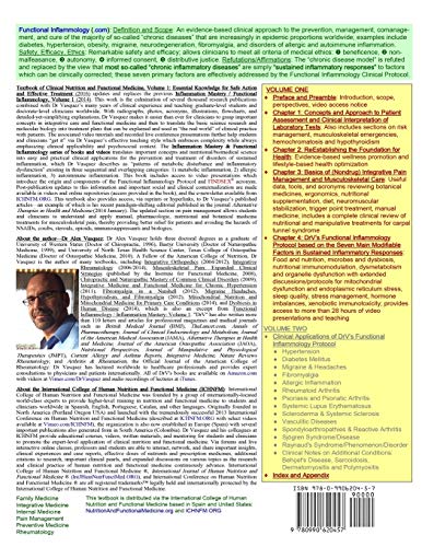 Textbook Of Clinical Nutrition And Functional Medicine, Vol. 1: Essential Knowledge For Safe Action And Effective Treatment (Inflammation Mastery & Functional Inflammology) #TOP1