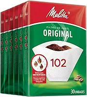 Melitta Pack Filtro de Papel Original 102 Caixa 6 Unidades