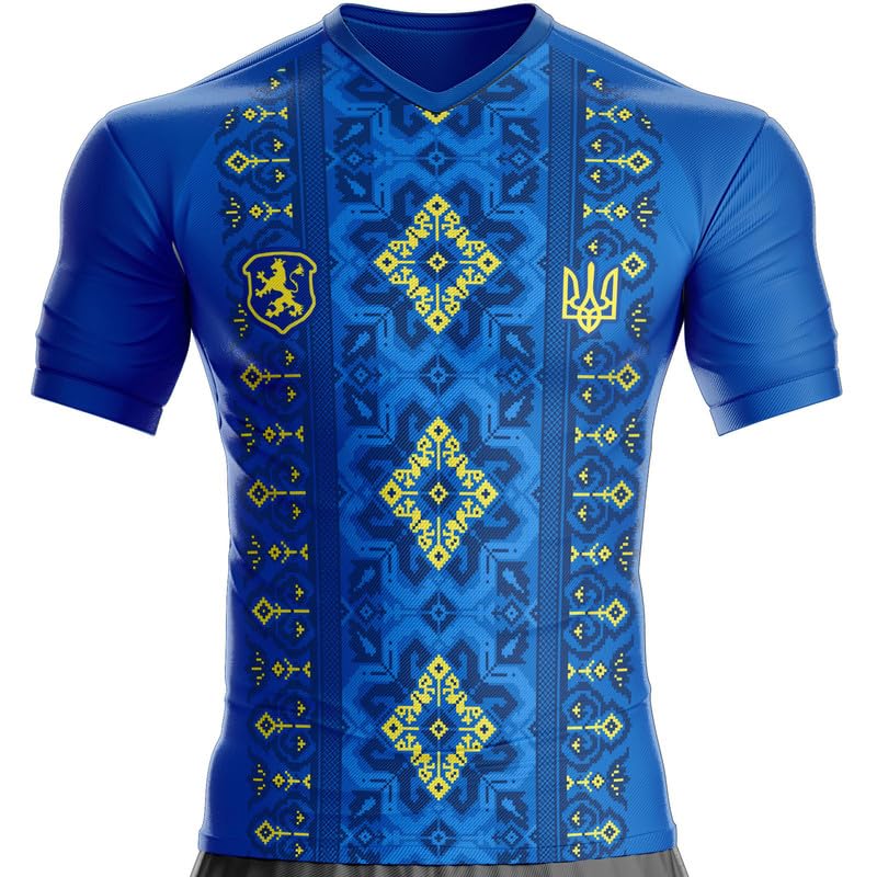 Maglia Ucraina Calcio YK-380 Regalo, Bandiera ucraina