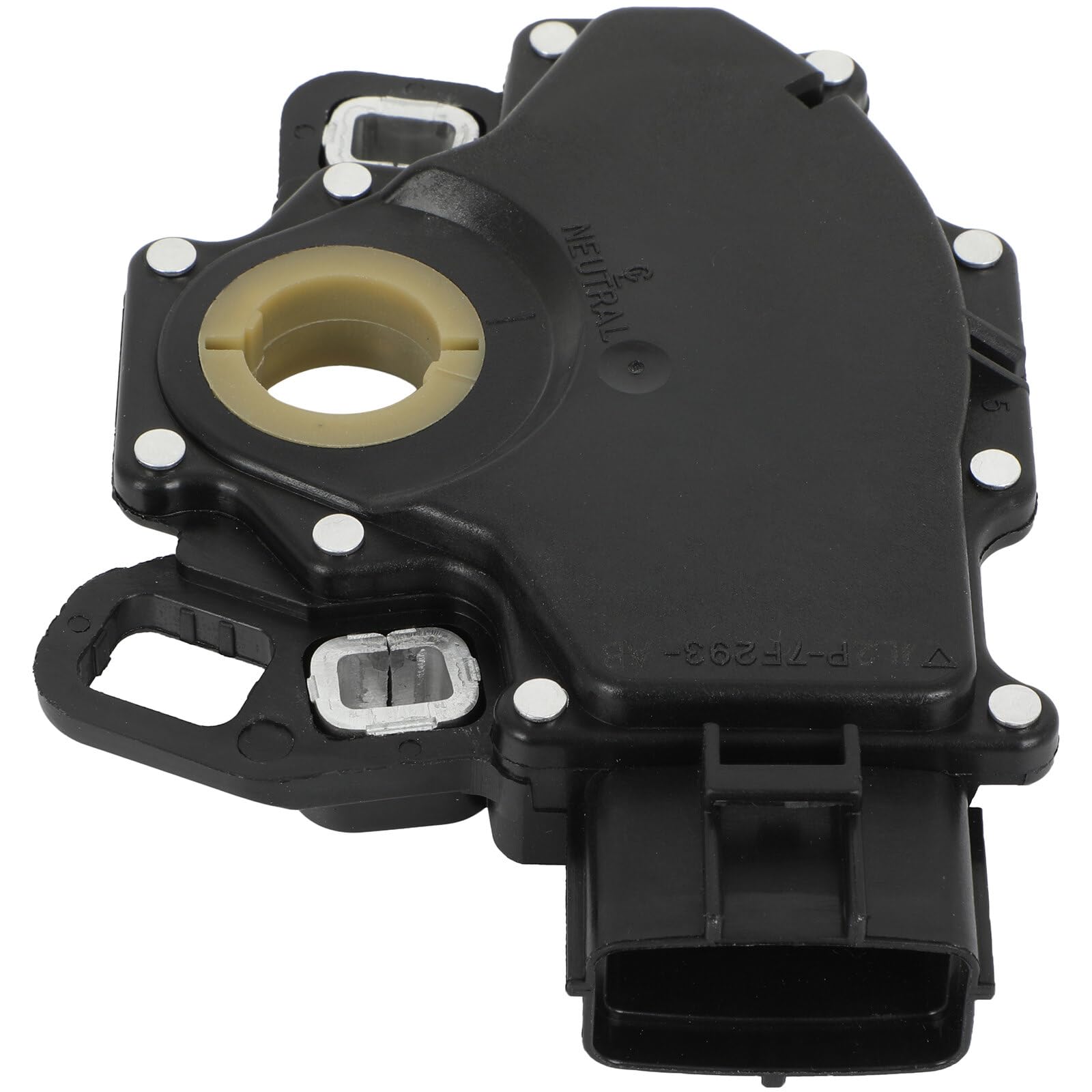 INEEDUP Neutral Safety Switch, Mechanical, Push Button, Manual, Black, Fits 1997-2010 Ford Models
