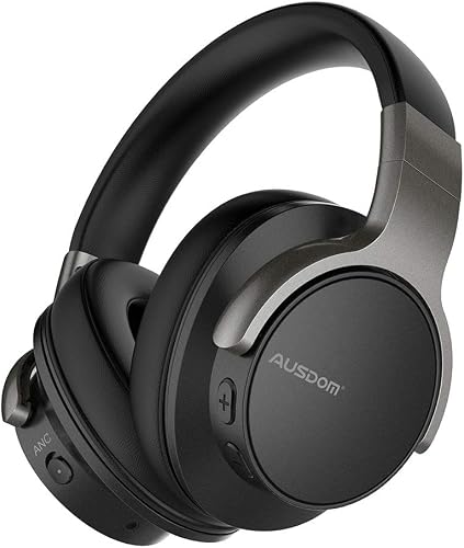 LJ2 Cuffie Senza Fili  Noise cancellazione Cuffie Senza Fili Auricolare Bluetooth con Super HiFi Deep Bass 20H Playtime per Lavoro Viaggio