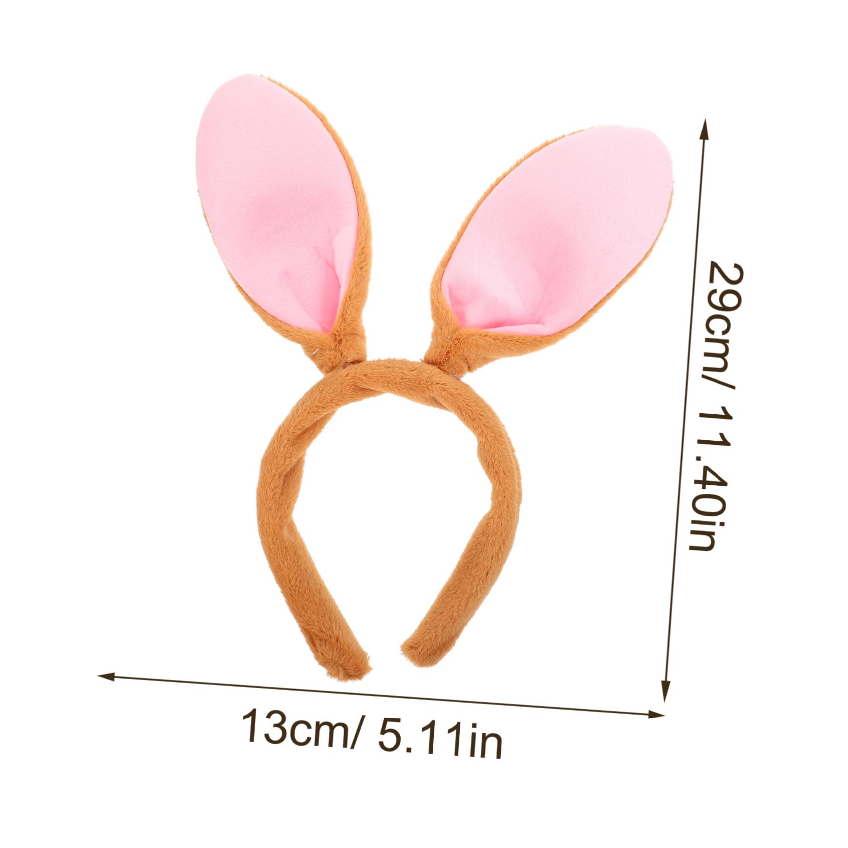 VICASKY 5 Ensembles Set Daccessoires Cosplay Lapin pour Halloween Tête Oreilles et Queue de Lapin Costume Animal pour Adultes et Cosplay et Confortable