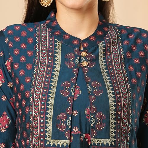Image of Globus Women Ethnic Dress (GS565942 Maroon S)