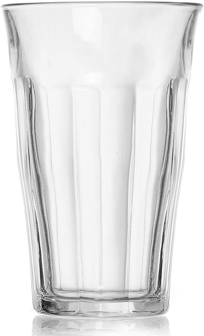 Picardie Clear Tumbler 17 Ounces, Set of 4