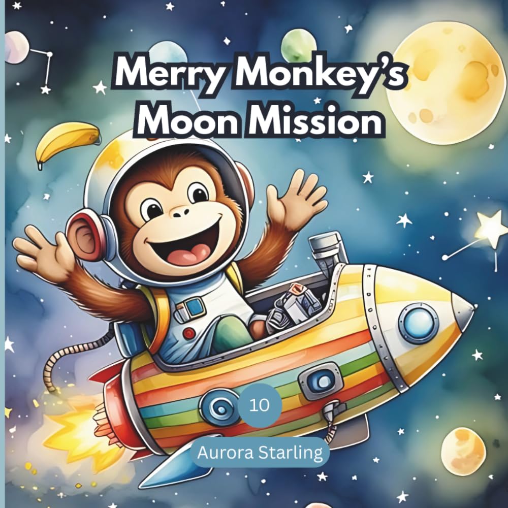 Merry Monkey’s Moon Mission: A Fun Bedtime Adventure About Curiosity and Perseverance for Kids Ages 3–8