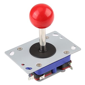 1pcs Arcade Joystick, Classic 2/4/8 Way Game Joystick Ball Adjustable Competition Style Long Handle Joystick for Arcade Gaming Cabinet Button Kit