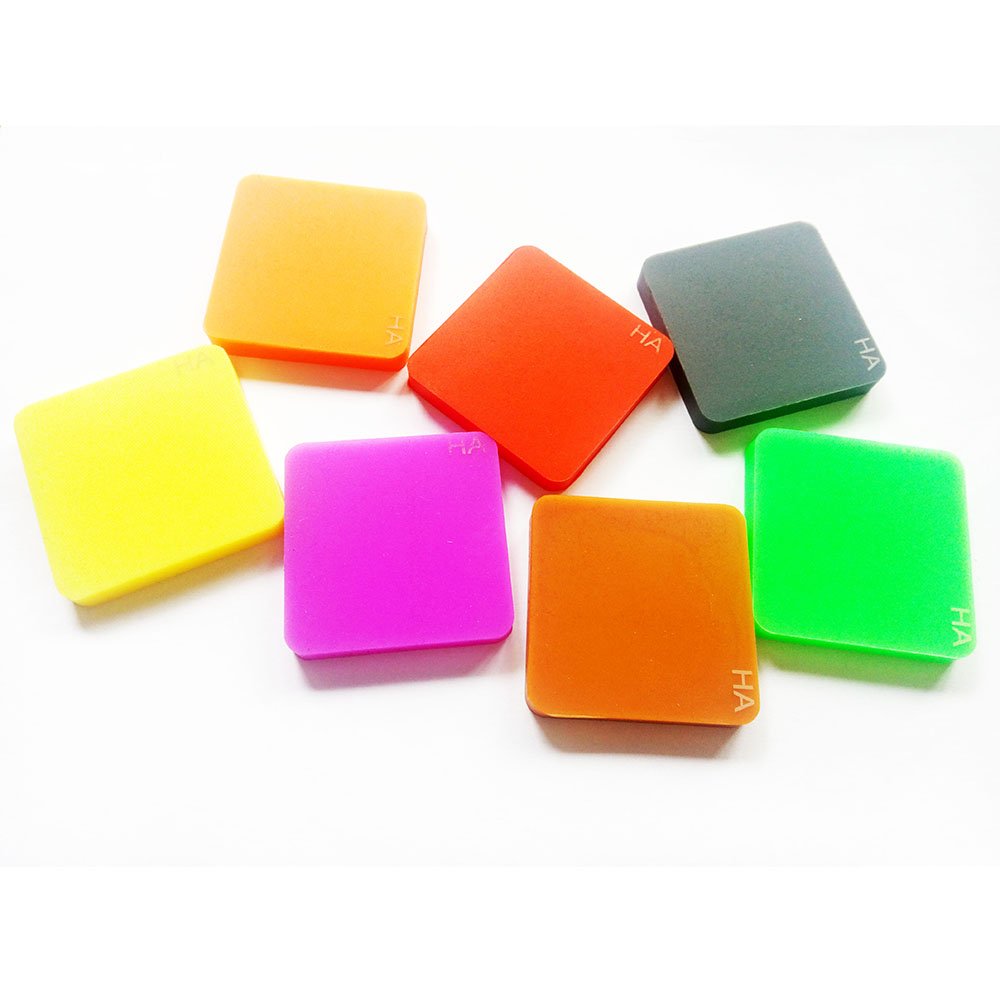 Hardness Test Block Kit Type A Durometer Block Kits of Hard Rubber Plastics with 7 Color