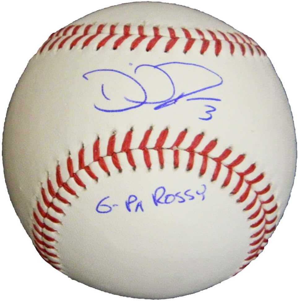 David Ross Signed Authentic Official M.L.B. Baseball w/G-Pa Rossy - Schwartz Authentic