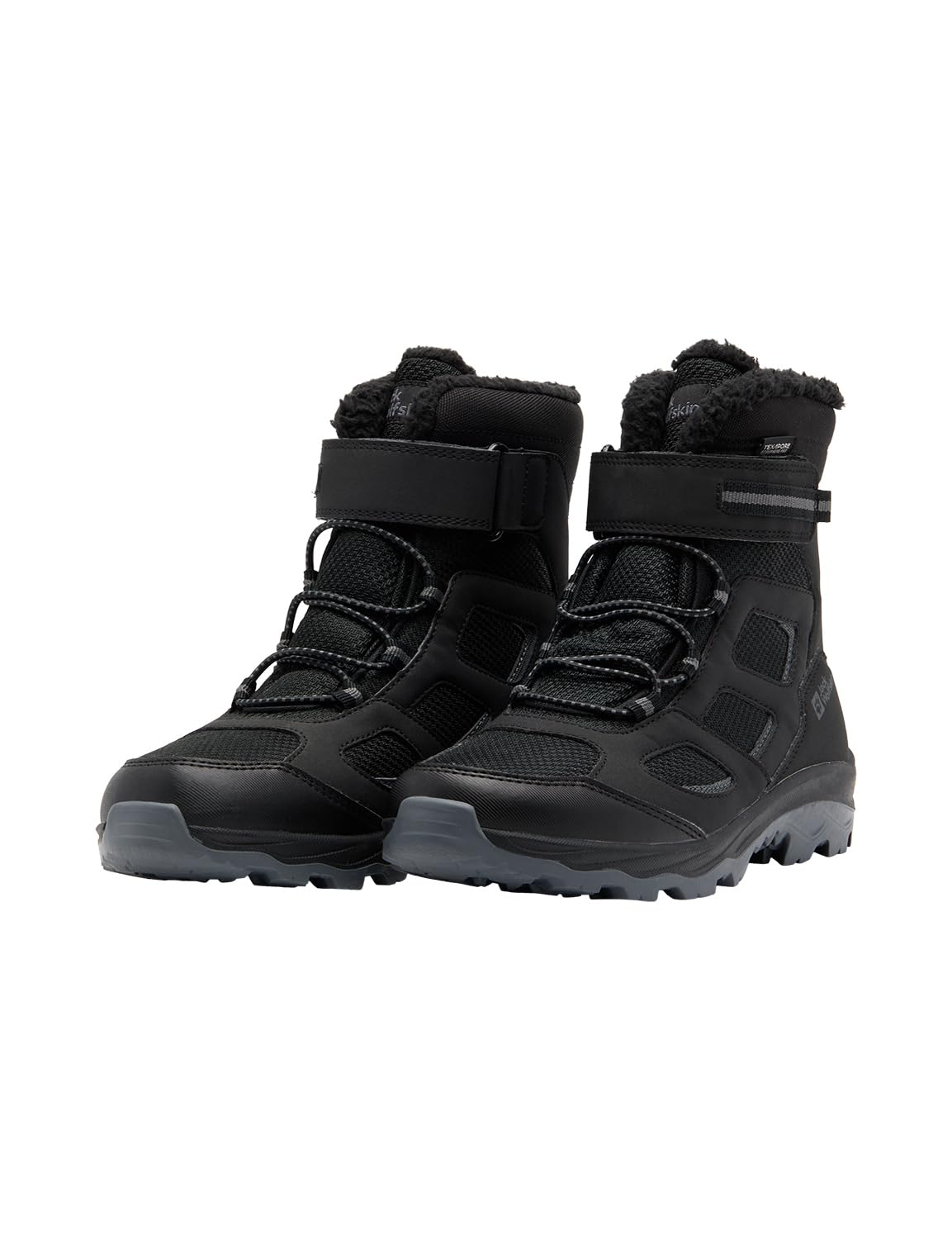 Jack Wolfskin Vojo Wt Texapore High K dziecięce buty outdoorowe, uniseks, Phantom, 27 EU