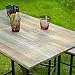 SoBuy Set Mesa Alta de Bar y 4 Taburetes OGT11-N,ES (4 sillas)