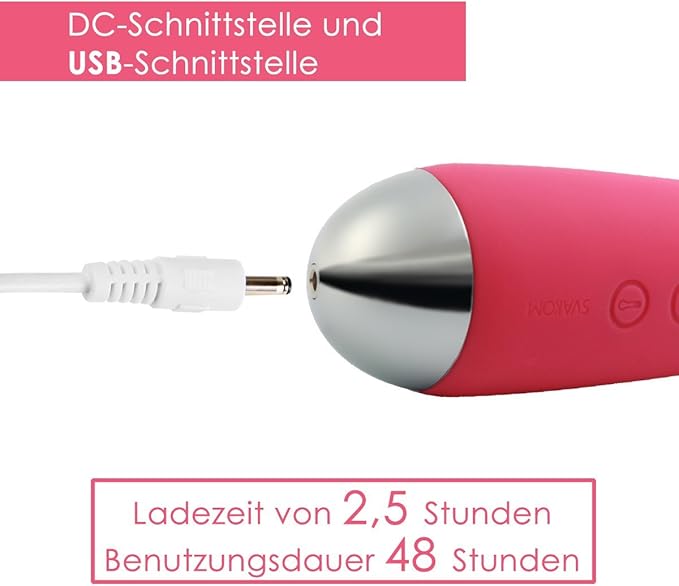 svkom Vibrador con función de calentamiento silicona Vibrador ...