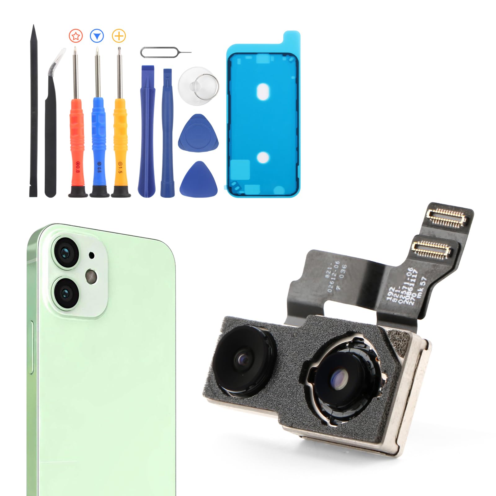 Amazon.co.jp: YWLRONG iPhone 12 Mini用 メインバックカメラ 交換用