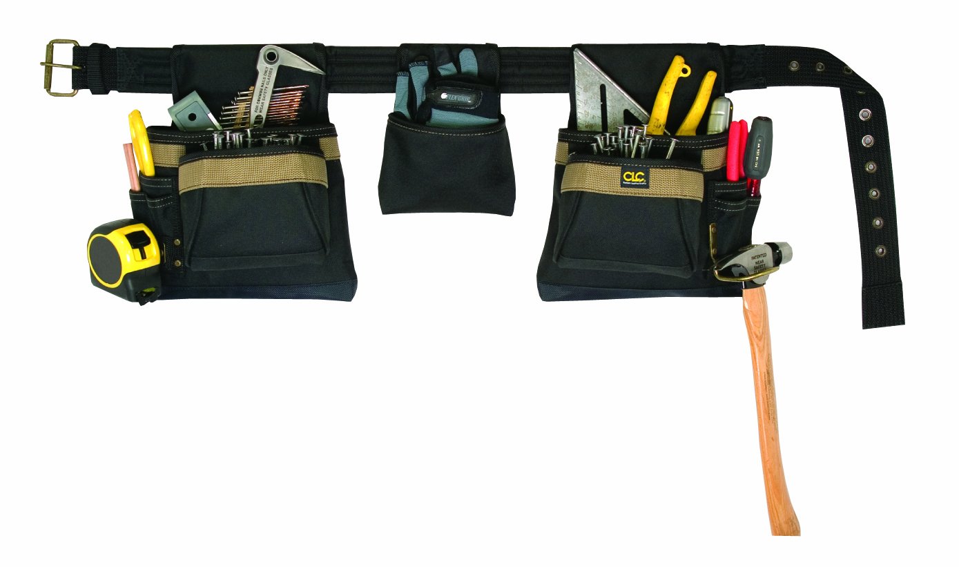 Custom Leathercraft Tablier Combo 1649 Poly, 4 pièces, 11 poches