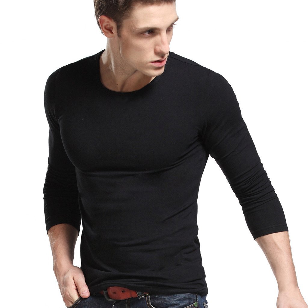 A4 Men's Short Sleeve Compression Crew (Navy, Medium)