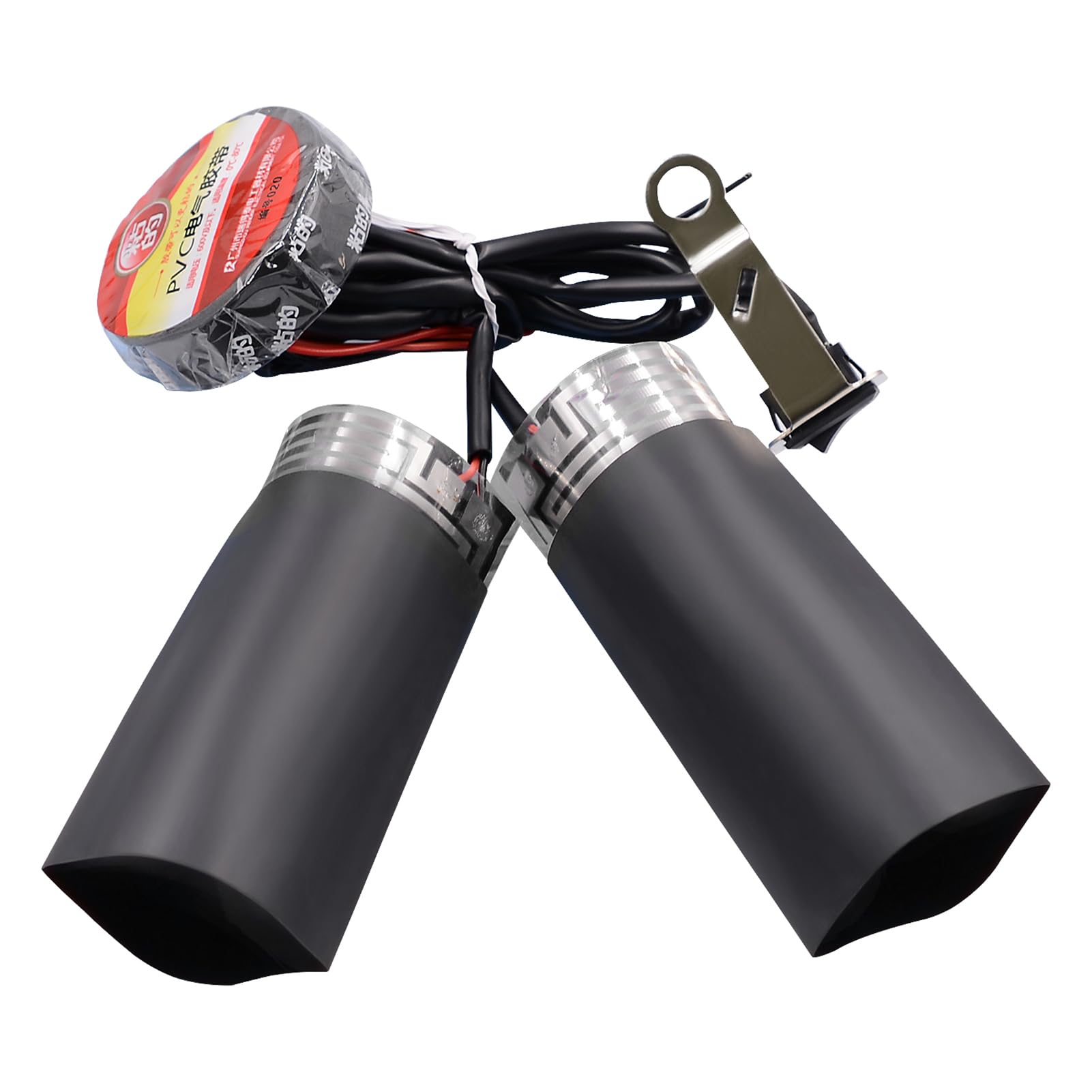 Amazon | 電気カイロ,12V オートバイ加熱ハンドルカバー電熱