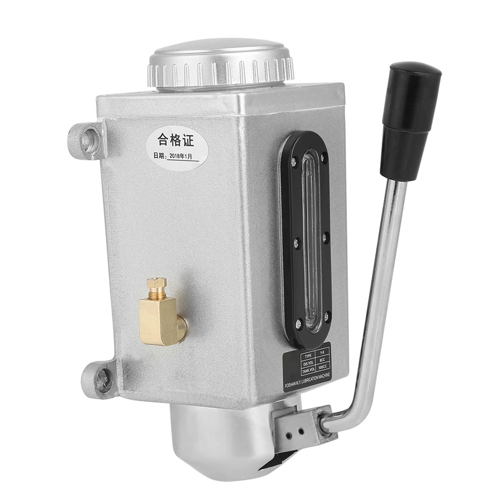 Ręczna Pompa Olejowa Smarownica Pompa Ręczna Smarownica Pompa Oleju Smarowego 500CC CNC 4mm Podwójny Port Wylotowy do Frezarki