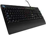 Logitech G213 Gaming Keyboard with Dedicated Media Controls, 16.8 Million Lighting Colours Backlit Keys, Spill-Resistant and Durable Design