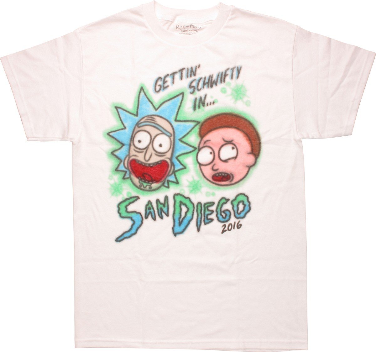 Get Schwifty in San Diego 2016 Adult T-Shirt White