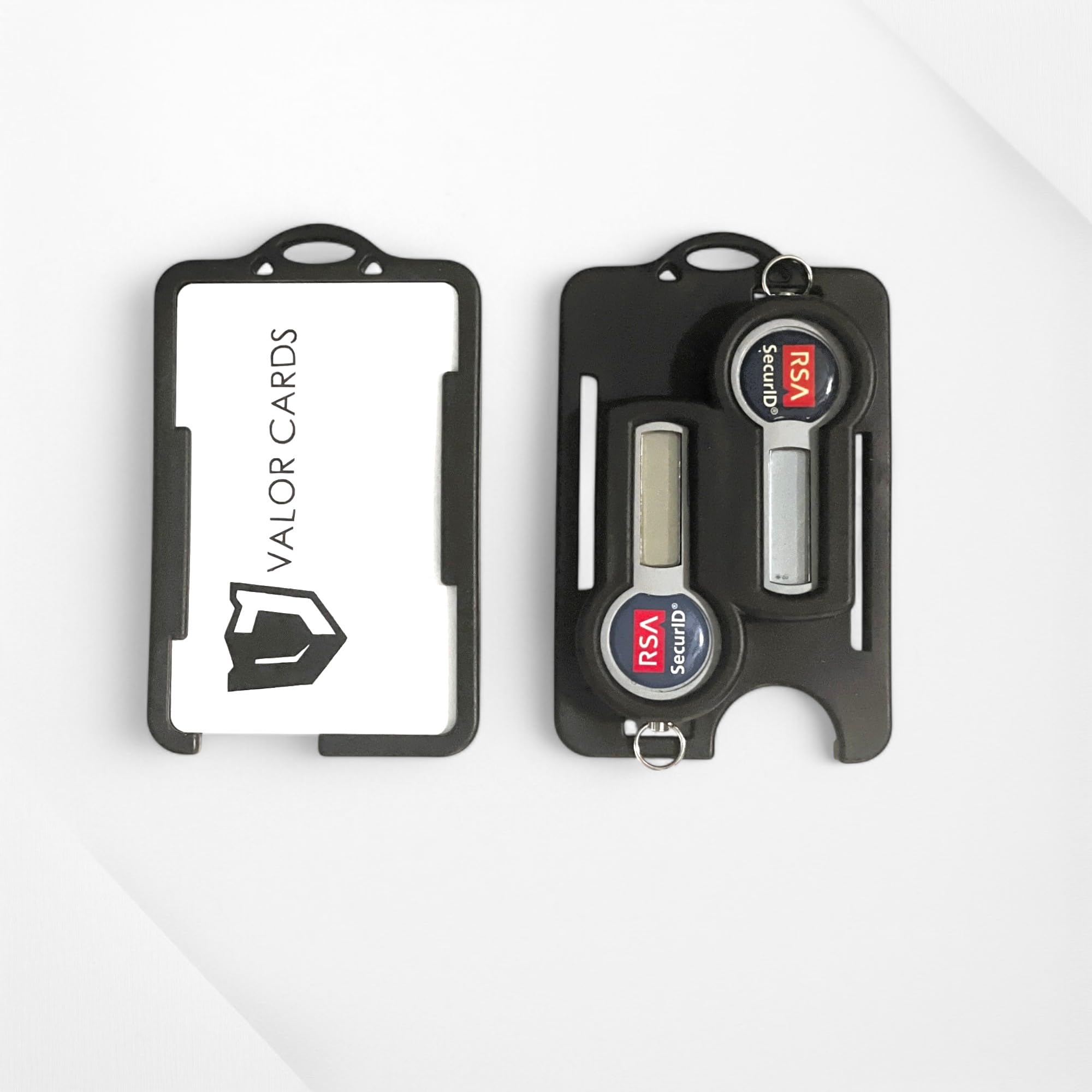 FicaraCo - RSA and ID Badge Holder *Nearly Indestructible* (Double RSA ID Badge Holder - Midnight Black) โ image 1