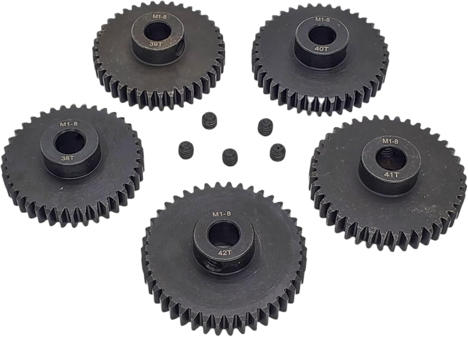 Pignoni Acciaio Temprato RC Ingranaggi Pignone In Acciaio Temprato NHX 48P - 3.17mm Foro, Taglie 22T-26T, Per RC 1:10 Penn Torque - Foto 6