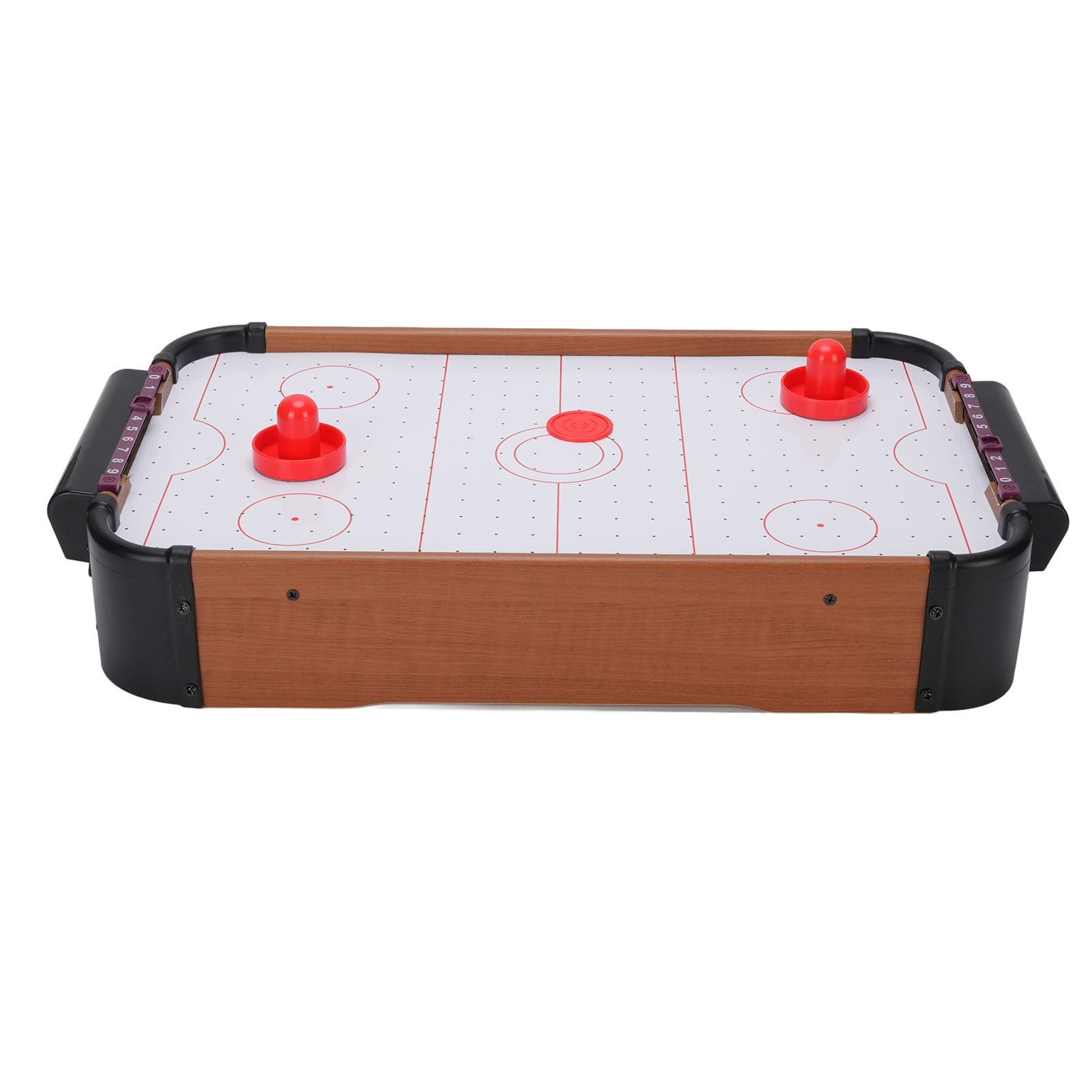 GLOGLOW Tavolo da Hockey Interattivo per 2 Giocatori con Tabellone Segnapunti, MDF e Materiale Plastico, Gioco Divertente per Famiglie e Adolescenti, attività Indoor e Outdoor