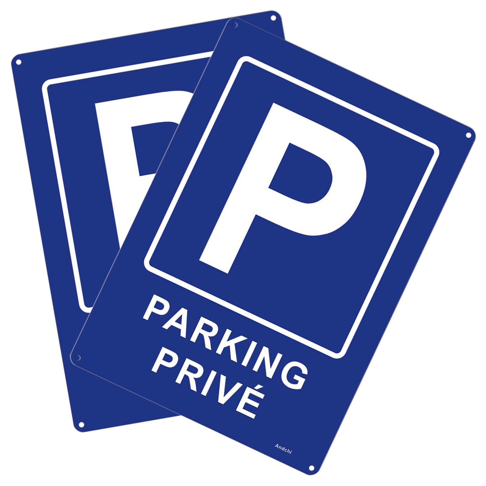 Andchi 2pcs Privat-parkplaz schild
