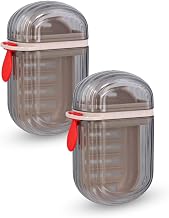 Travel Soap Dish Box, Transparent Leakproof Case with Drainage Tray, Portable