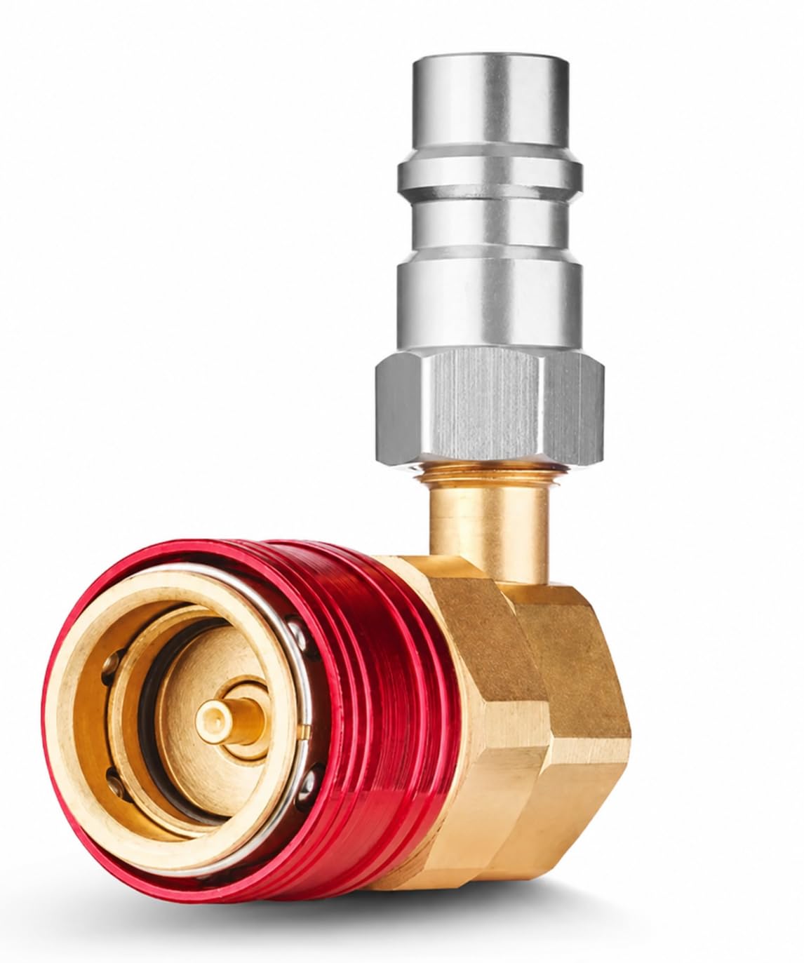Adaptateur R134a HP vers LP pour Recharge réfrigérant climatisation Voiture | Convertit Port Haute Pression en Basse Pression | pour véhicules sans Port LP (1994-2016)