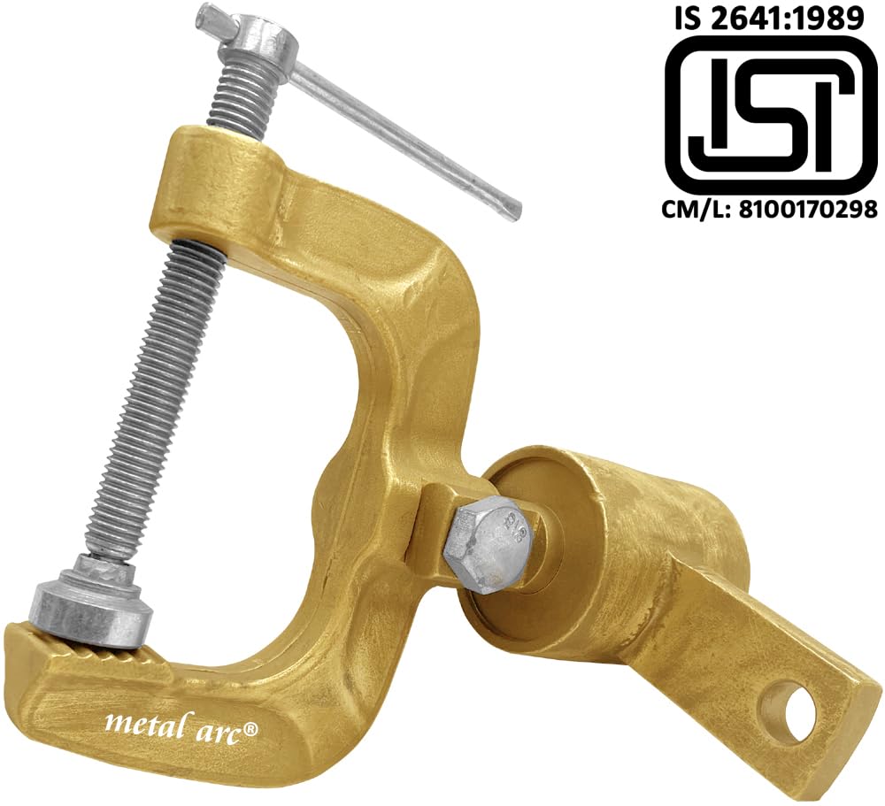 METAL ARC ISI Marked ULTRA PROFESSIONAL XTREME Heavy Duty ROTARY C Type Welding Clamp ST3 Series – ST3B6RR1 – 1600+ Amps (Pack of 2) 1