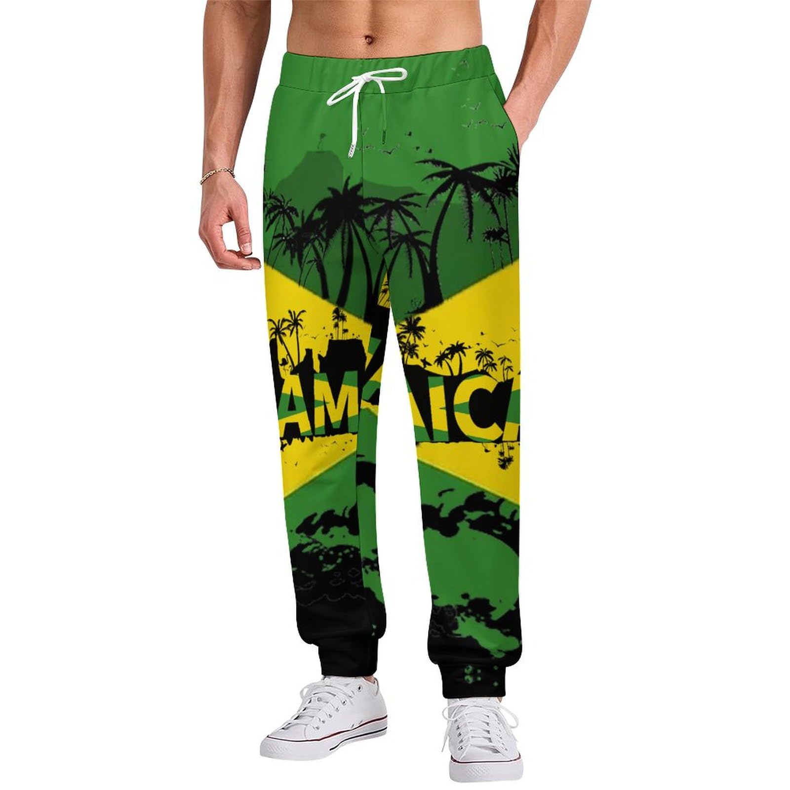 Argentina Flag Mens Cool Joggers Pants 3D Casual Novelty Casual Sweatpants with Drawstring