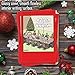 NobleWorks - 12 Funny Cartoon Cards for Christmas - Holiday Humor, Boxed Stationery Notecard Set (1 Design, 12 Cards) - Weird Relative B1703