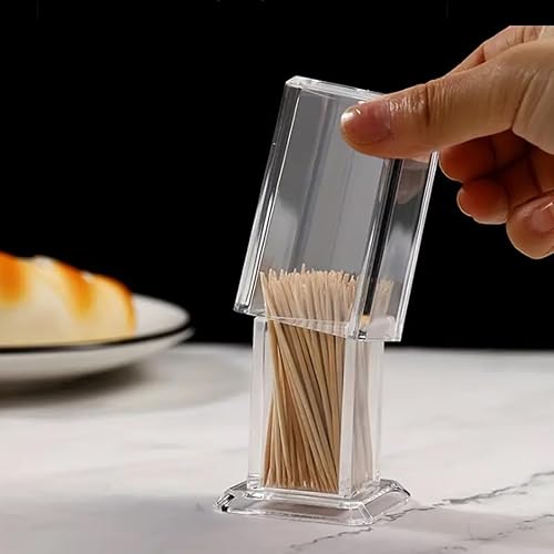 Miniatura 3 de YTBH-08122 - Dispensador de bastoncillos de algodón con tapa (forma rectangular)