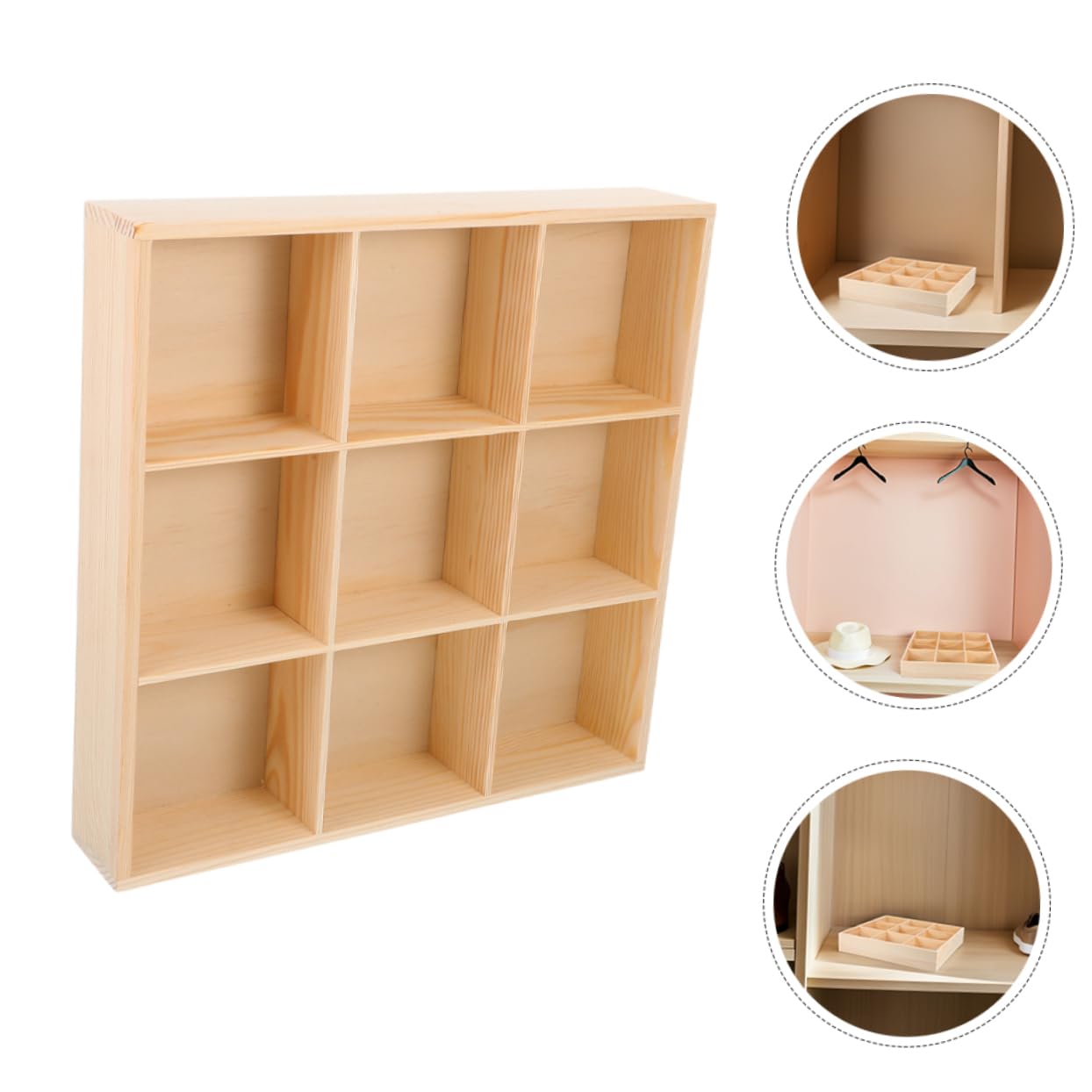 KOMBIUDA 2pezzi Scatola Calzini Organizer Per Organizer Per Vestiti Per Cassetto Per Calzini Per Cassetto Per Camera Da Scatola Portaoggetti Scomparti