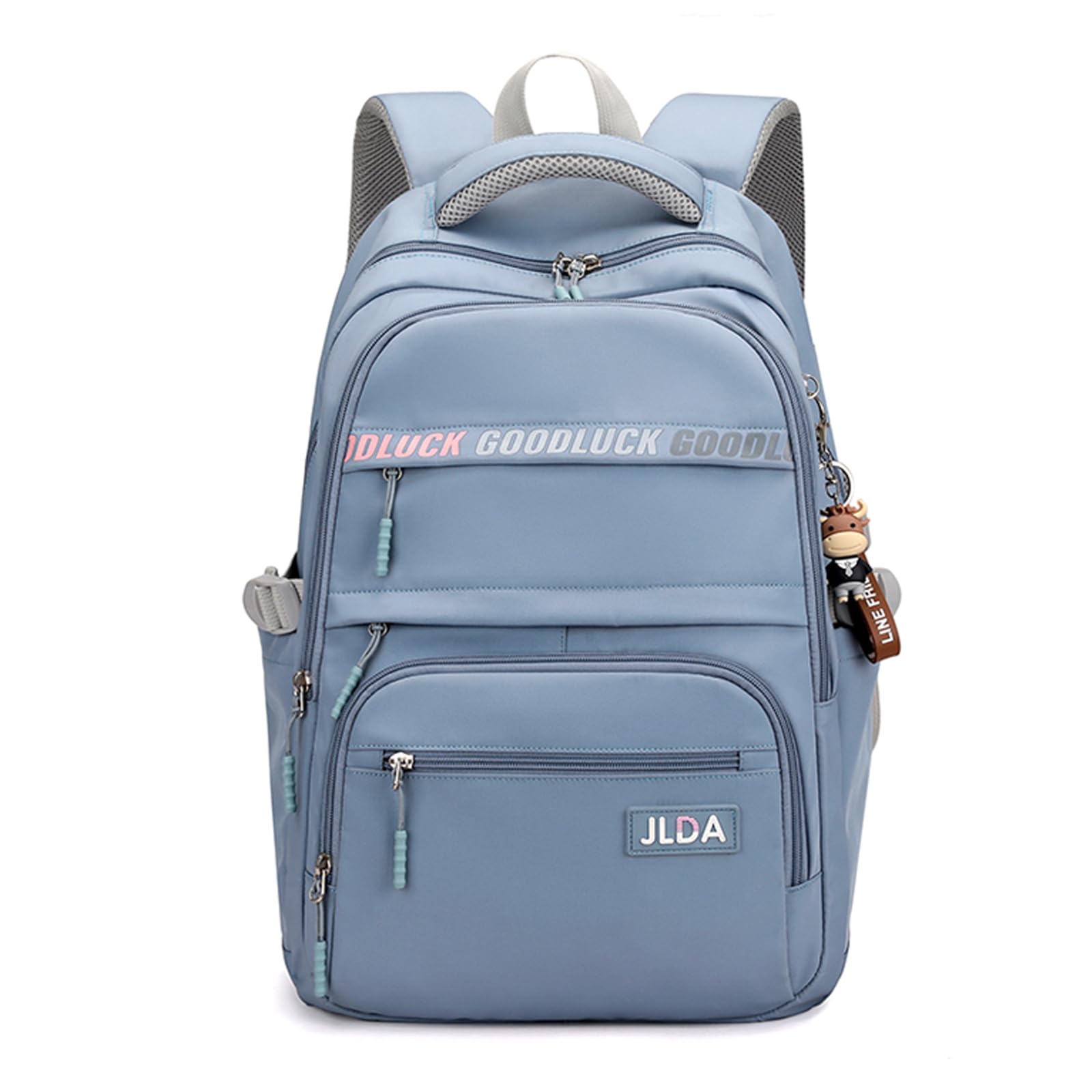 FANDARE Schulrucksack für Teenager - Jungen & Mädchen - Outdoor, Reise & Freizeit - Wasserdicht, Nylon, Blau