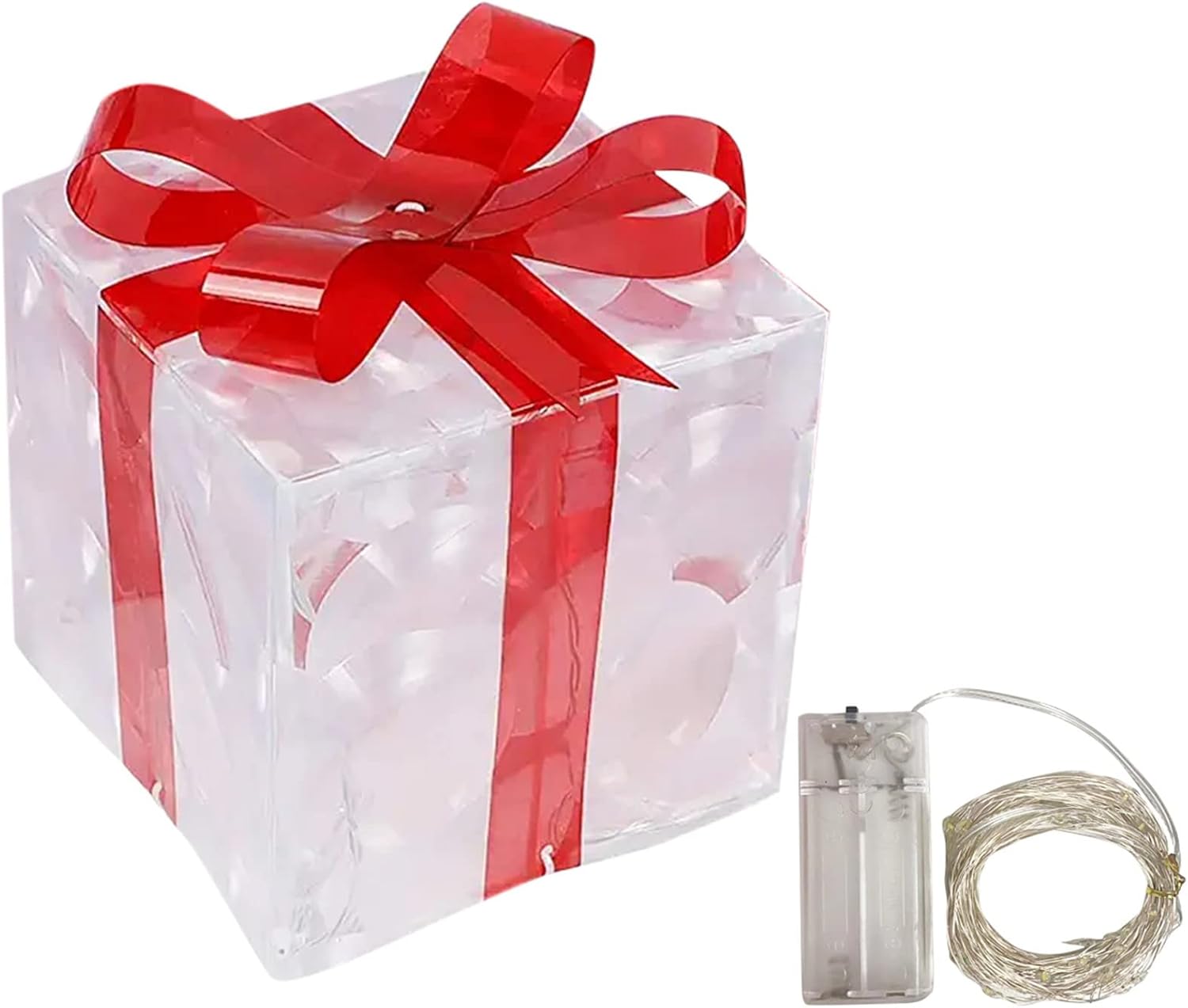 HELLORSO Christmas Decorations,Christmas Lighted Gift Boxes