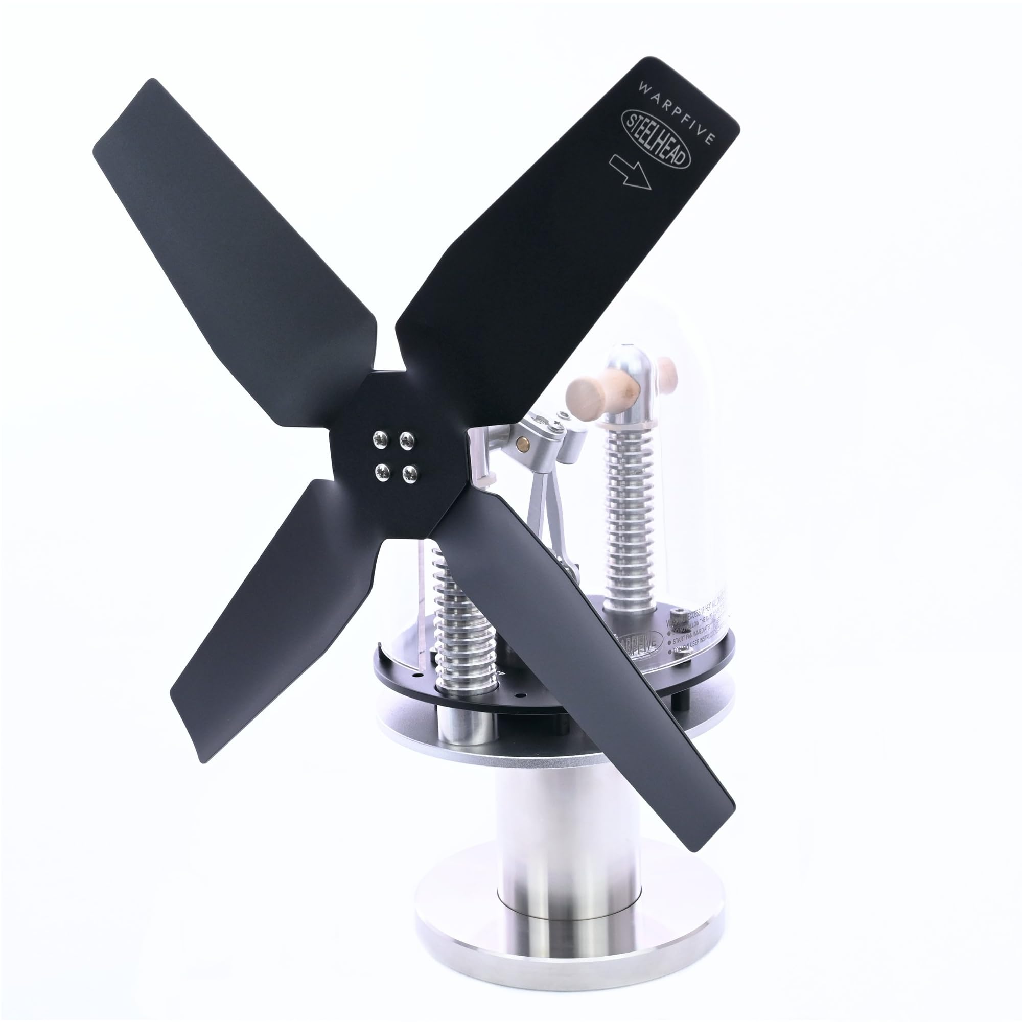 Steelhead Stirling Engine Stove Fan | Hand-Built...