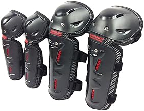 SDENSHI Knee Shin Elbow Leg Guard Pad Protector Child Youth ATV Motorcycle Motocross