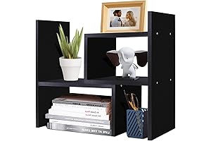 Expandable Wood Desktop Storage Organizer