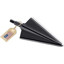 Vantage Point Archery VPA 1 1/4" 2 Blade Double Bevel Broadhead, Screw-in, 1045 Carbon Tool Steel 50-52 Rockwell, 3 Pack, Made in The USA