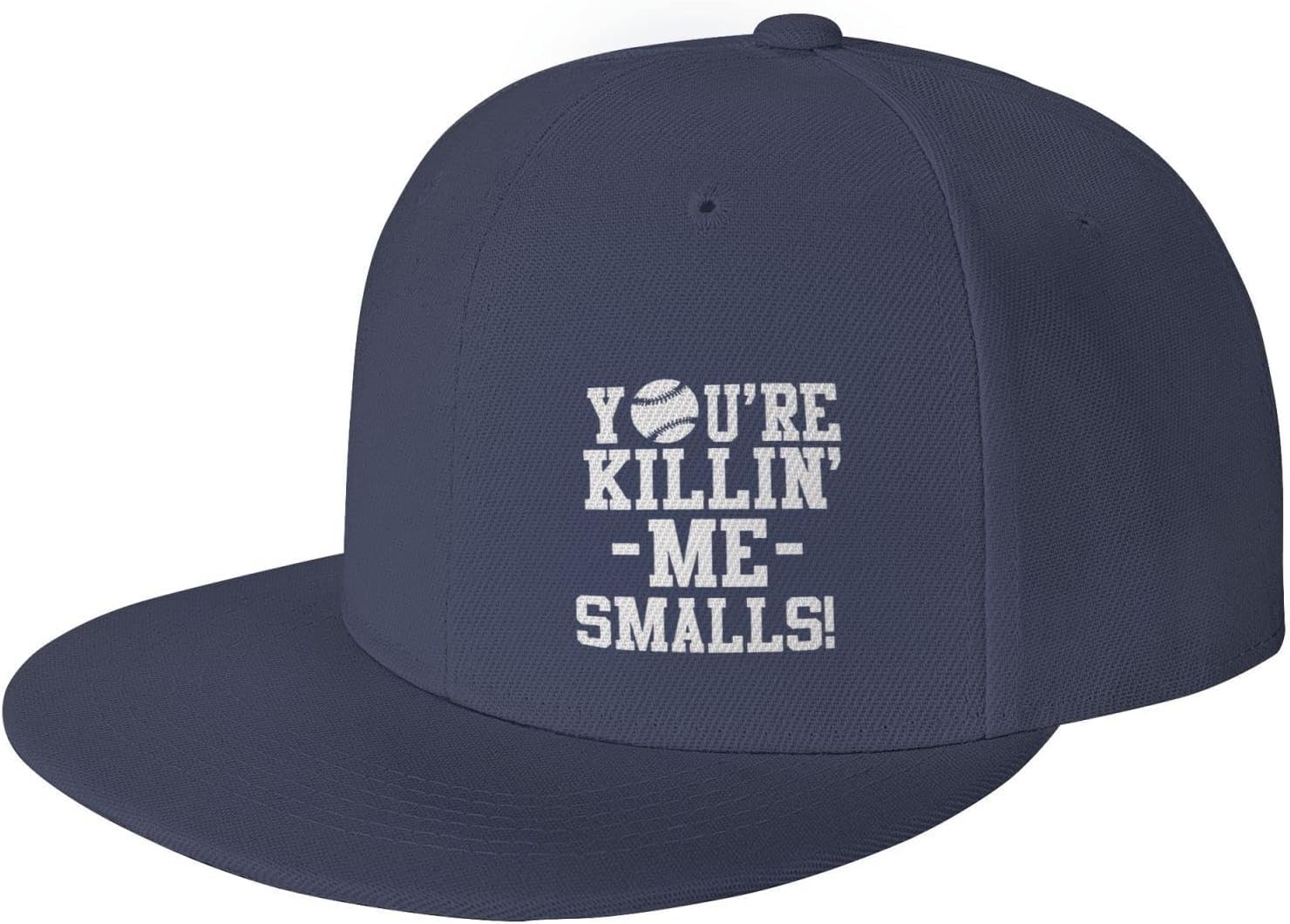 You're Killin' Me Smalls? Hat Flat Bill Baseball Hats Black Fashion Hip Hop Cap for Men Women