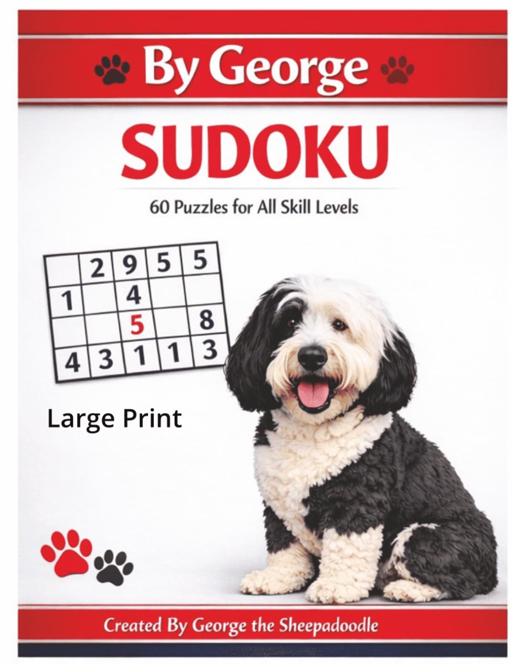 Large Print Sudoku for Seniors: 60 Relaxing Medium Difficulty Puzzles with Full Answer Key