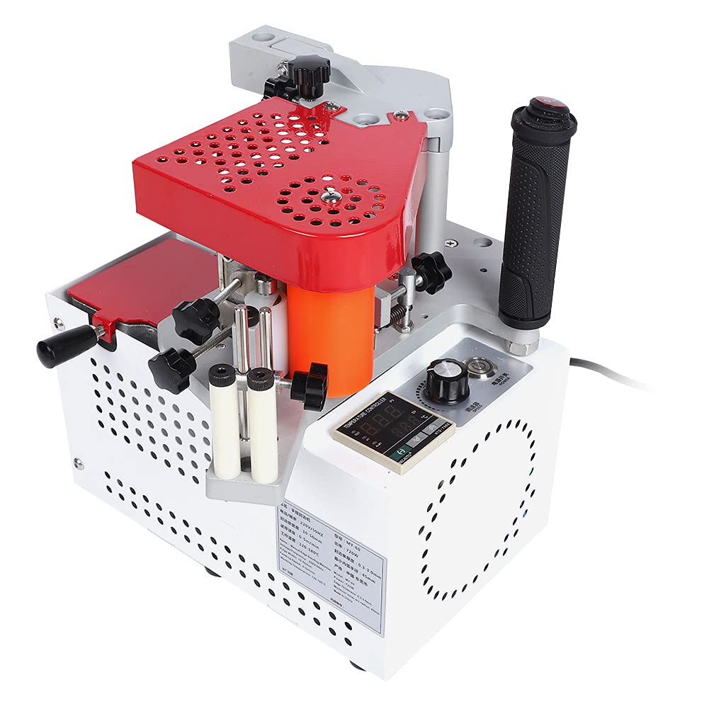 Portable Edge Bander, Light Glue Wood Banding Machine 0.3-3.0mm Metal 120-180℃ for A Long Time