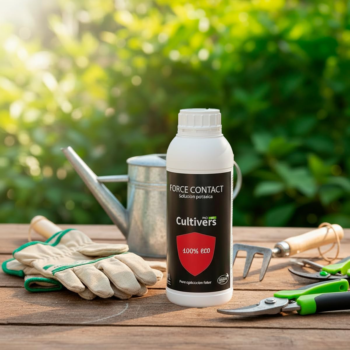 CULTIVERS Jabón Potásico Ecológico 5 L | Súper Concentrado para Limpieza de Plantas y Hojas, Uso en Jardinería Doméstica, Huertos Urbanos y Agricultura Ecológica
